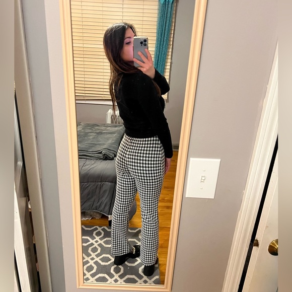 Urban Outfitters Plaid Flare Pants - Picture 2 of 4